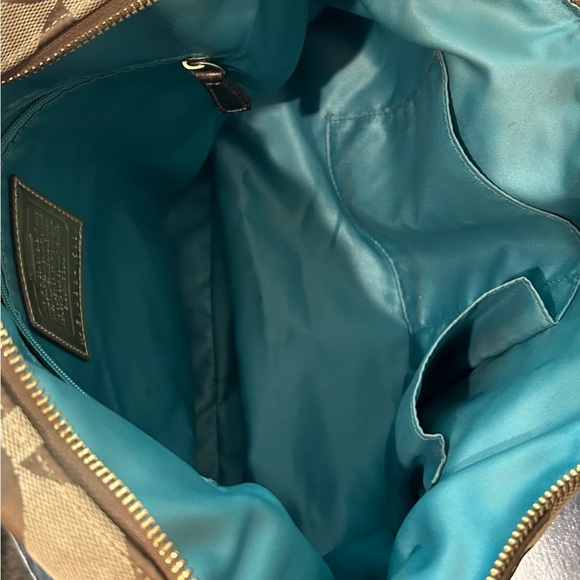 Coach Poppy Op Art Handbag - Picture 10 of 13